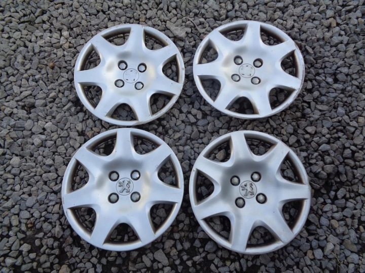 Колпак Peugeot Оригинальный 15" серебристый, фото 1