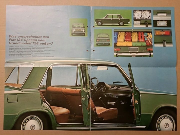 Проспект - FIAT 124 SPECIAL - 1969 г., фото 3