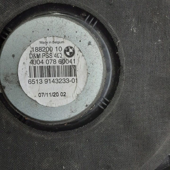 Динамик низкочастотный под сиденье BMW e90 e87 9143233-01 2×pin, фото 3