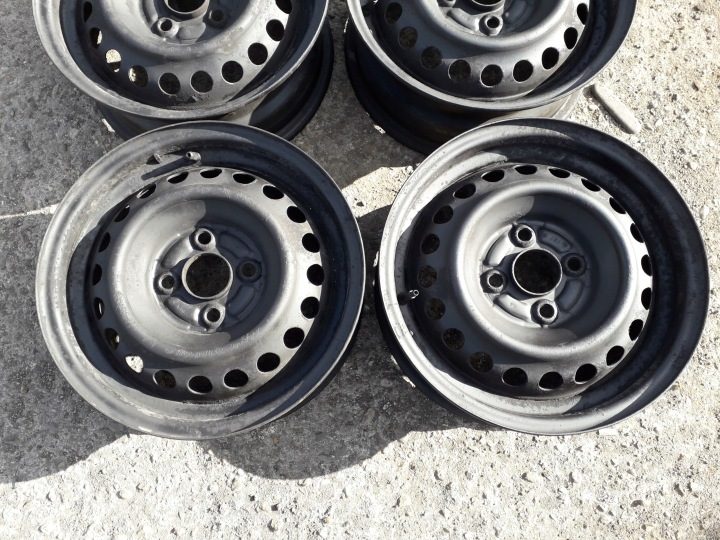 4× Штампованный диск Kia OE 0 5.5" x 14" 4x100 ET 43, фото 4