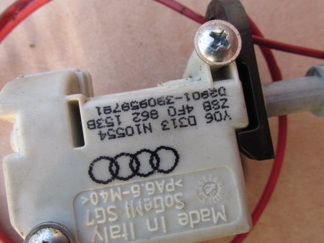 Audi A6 C6 2007 г. Моторчик привод лючка горловины бензобака 4F0862153B, фото 4