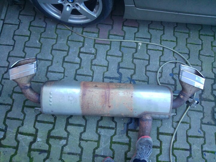 BMW G30 G31 глушитель m пакет дроссельная заслонка, фото 2
