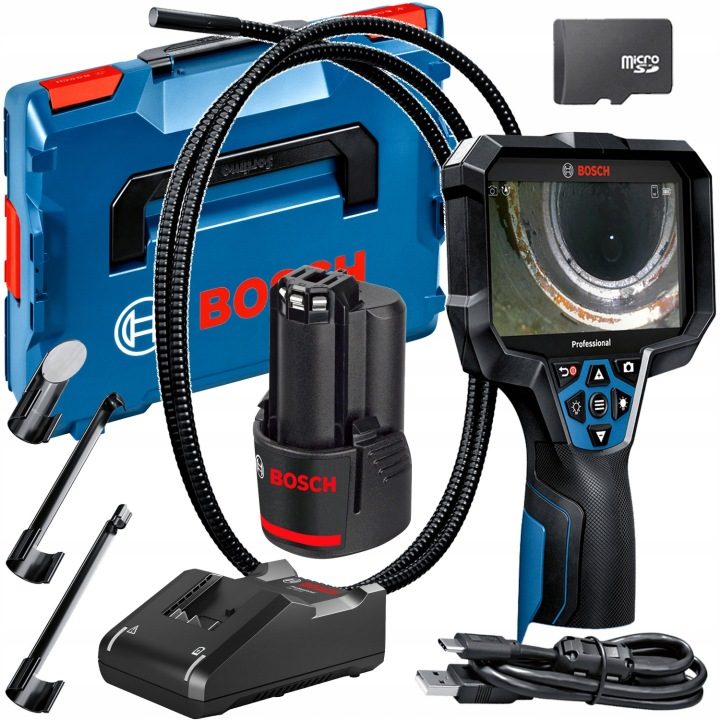 Аккумуляторная инспекционная камера Bosch GIC 12V-5-27C 1x2,0Ah + L-BOXX, фото 4