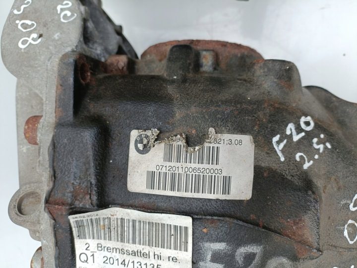 МОСТ ДИФФЕРЕНЦИАЛ 7599411 3.08 BMW F20 F21 F30 F32, фото 4