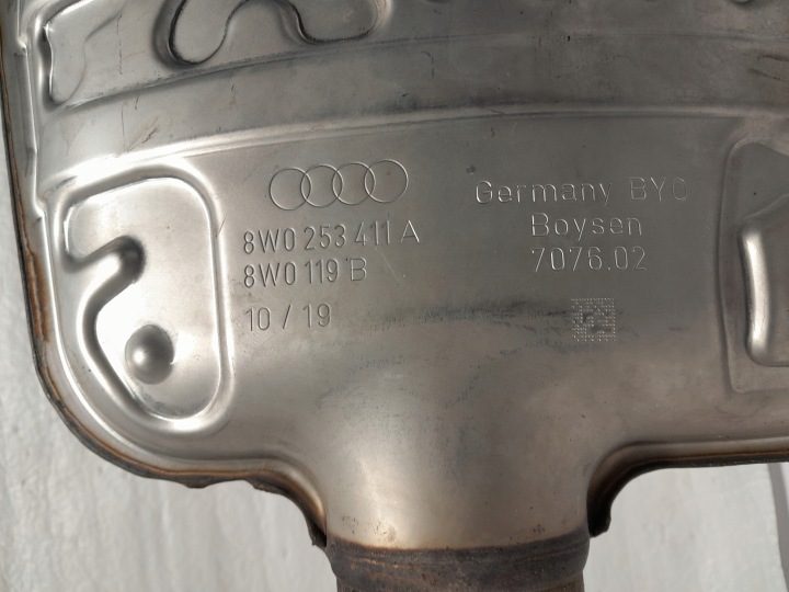 AUDI A5 8W SPORTBACK 2.0TFSI ГЛУШИТЕЛЬ В СБОРЕ 8W9253611, фото 5