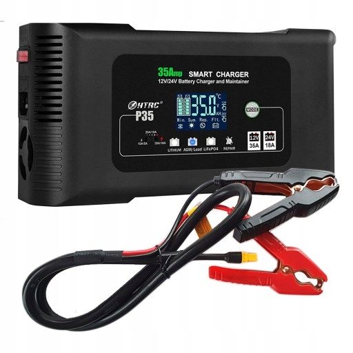Зарядное устройство автомобильное для аккумулятора Htrc 35AMP, фото 2