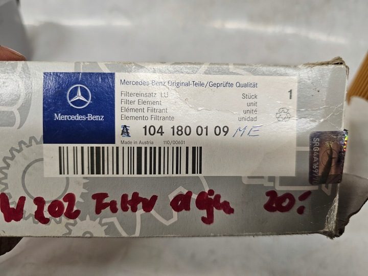 MERCEDES W202 ФИЛЬТР МАСЛЯНЫЙ 1041840925, фото 8