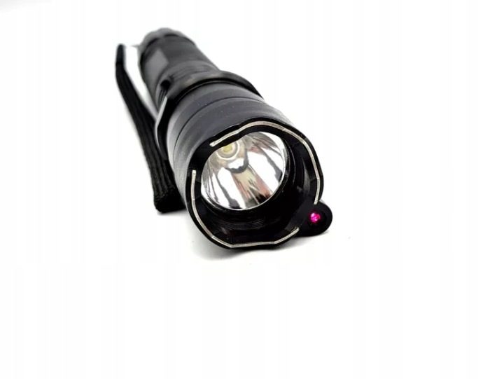 Фонарик LED Policyjna Cree + Laser LED, фото 9