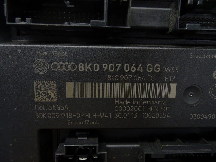 Модуль ЭБУ комфорта BCM Audi Q5 8R рестайлинг A4 B8 A5 8K0907064GG, фото 3