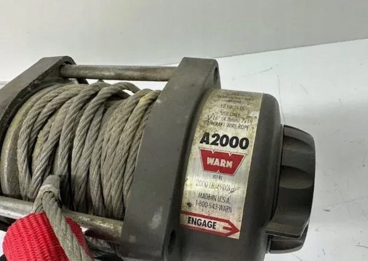 Лебедка для квадроцикла Yamaha Warn A2000, фото 7