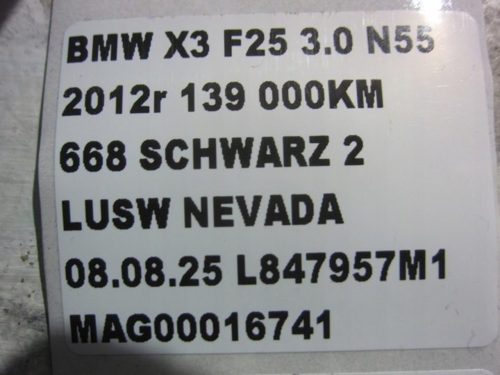 BMW X3 F25 СИДЕНЬЯ ДИВАН ОБШИВКИ КОЖА NEVADA ЧЕРНАЯ SPORT 52107140451, фото 16