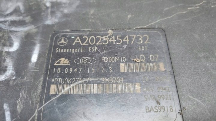 НАСОС БЛОК УПРАВЛЕНИЯ ABS A2025454732 A0034318212 MERCEDES C-КЛАСС W202 93-01, фото 5