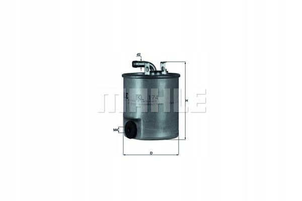 Mahle KL 174 Топливный фильтр, фото 1