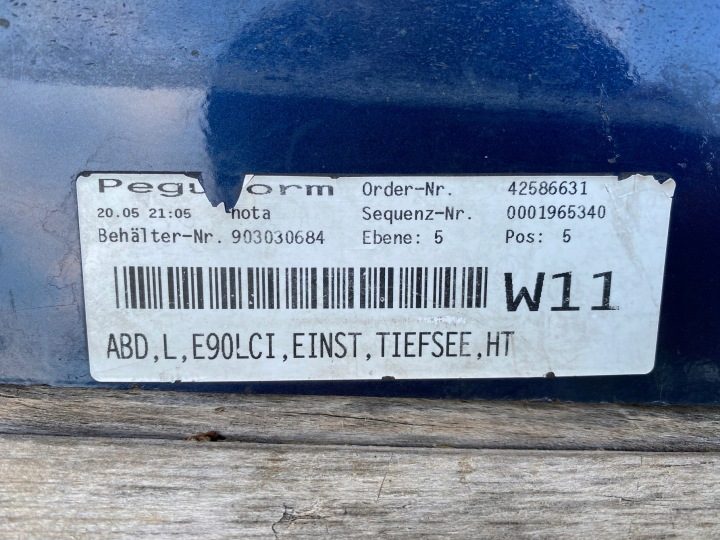 BMW E90 E91 РЕСТАЙЛИНГ НАКЛАДКА ПОРОГА ЛЕВАЯ 7202651, фото 6