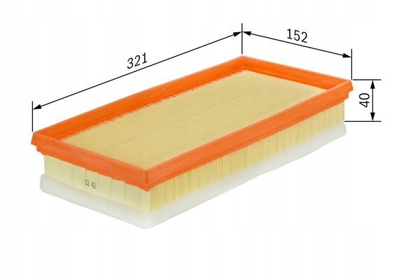 Bosch 1 457 433 596 Воздушный фильтр, фото 2