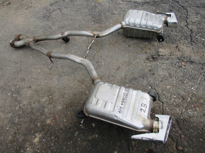 ГЛУШИТЕЛИ KOŃCOWE ВЫХЛОПА Mercedes-Benz SLK R171 171 3.5 V6 A1714910201, фото 14