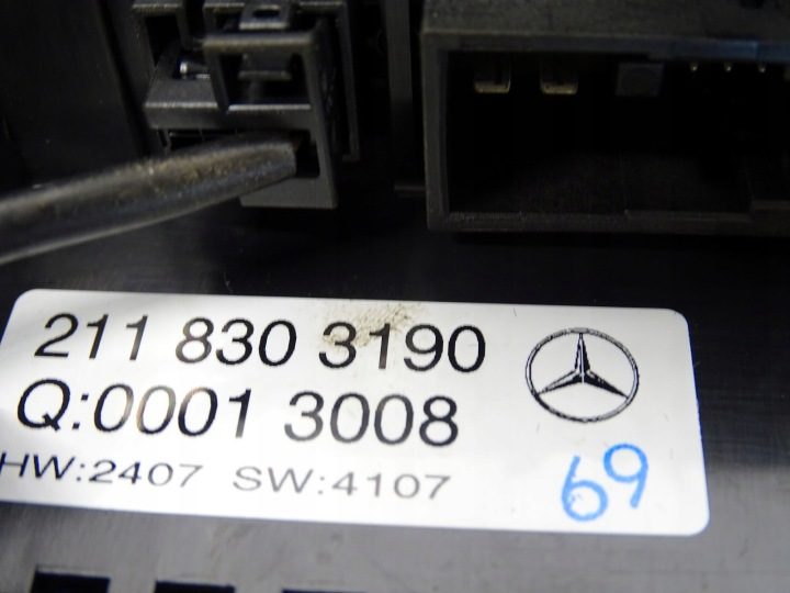 ДЕФЛЕКТОР ОБДУВА ŚRODKOWA+PANEL КОНДИЦИОНЕРА MERCEDES W211 A2118302354 2118303190, фото 5