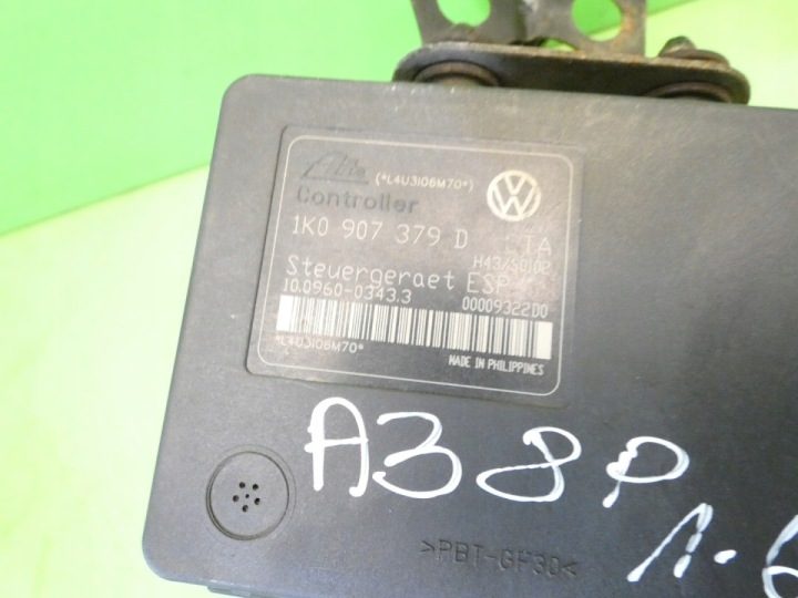 Насос ABS ESP 1K0907379D AUDI A3 8P 1.6 8V 03-05, фото 2