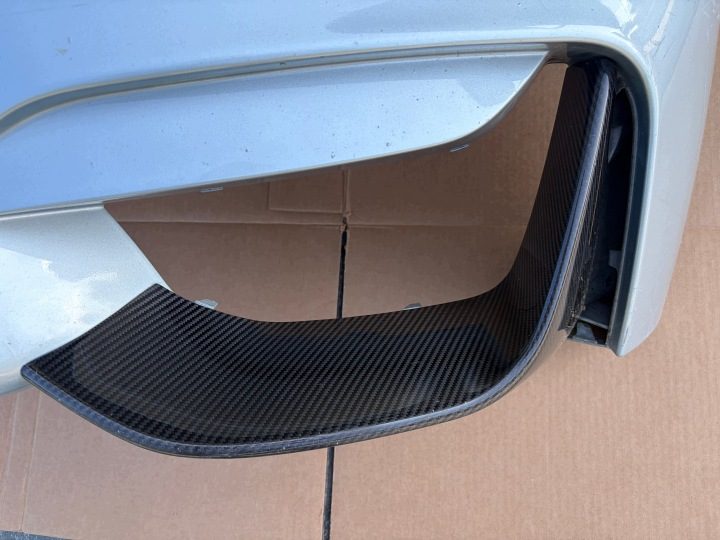 Бампер передний BMW M3 M4 F80 F82 F83 M-Power карбон омыватели 6x PDC оригинал, фото 7