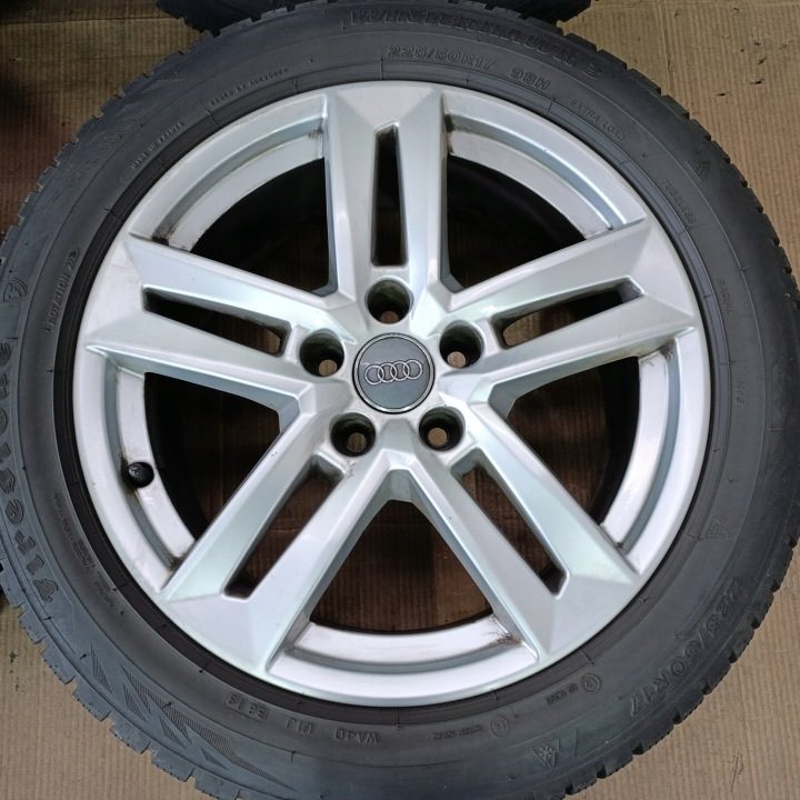 КОЛЕСА ДИСКИ 7J 17" 5x112 ET42 AUDI A3 A4 A5 A6 VW SKODA 8W0601025P ЗИМНИЕ, фото 3