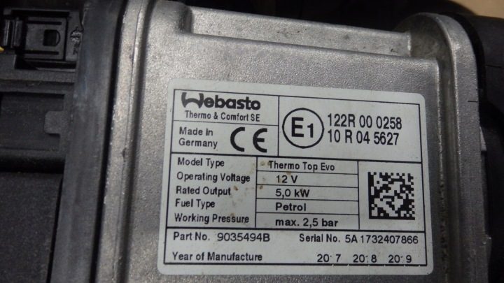 WEBASTO FORD FOCUS MK4 БЕНЗИН JX61-18K463-BB, фото 4