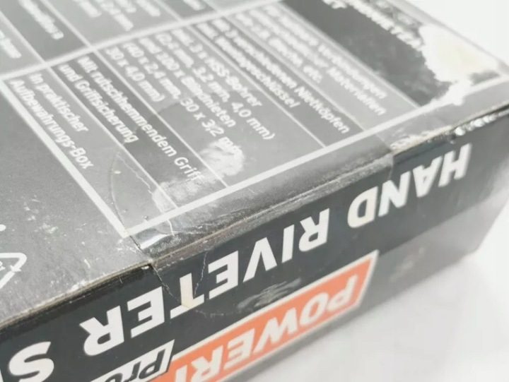 Заклепочник ручной Delphi Tools с zestawem 500 заклепок 2.4-4.8 мм, фото 4