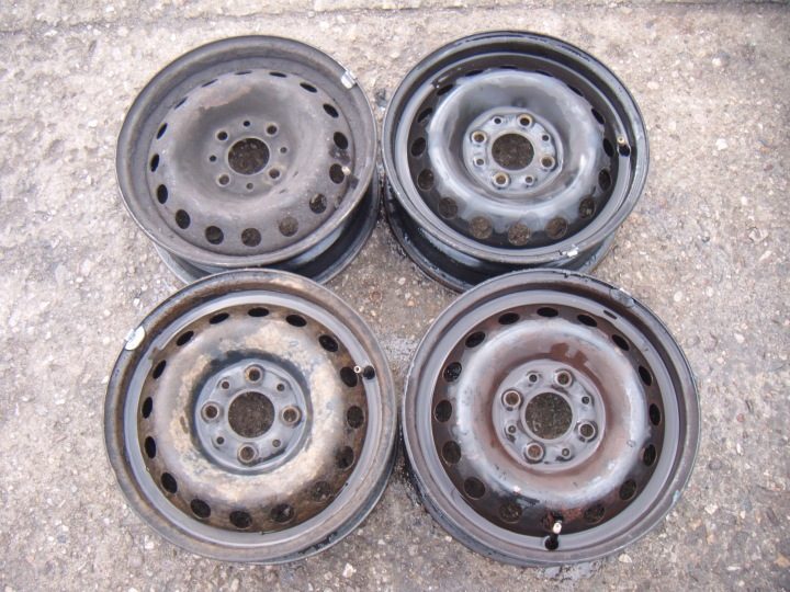 4× Штампованный диск Fiat OE 5.0" x 13" 4x98 ET 35, фото 3