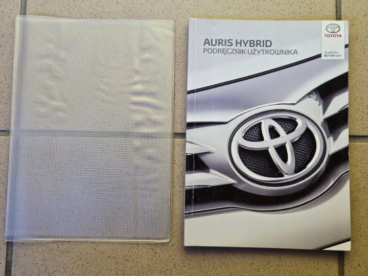 Инструкция по эксплуатации Toyoda Auris Гибрид 2016, PL, фото 1