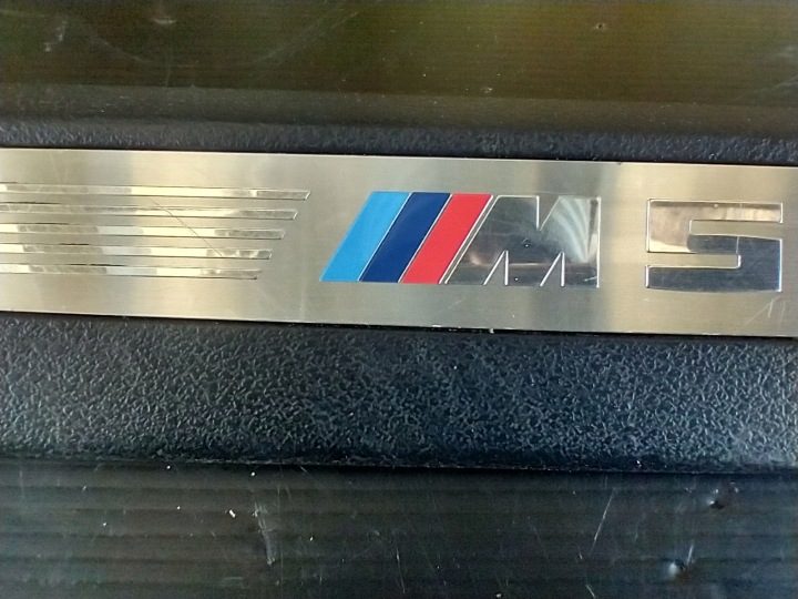 BMW F15 X5M50d накладка порога M50d левая передняя 7284557, фото 3