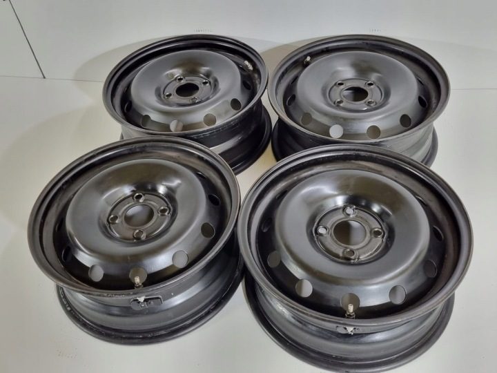 4× Штампованный диск Renault OE 6.0" x 15" 4x100 ET 50, фото 1