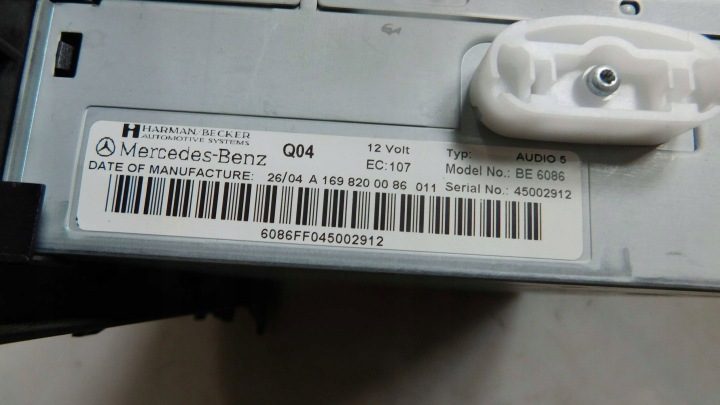 Магнитола Mercedes-Benz OE A1698200086, фото 4