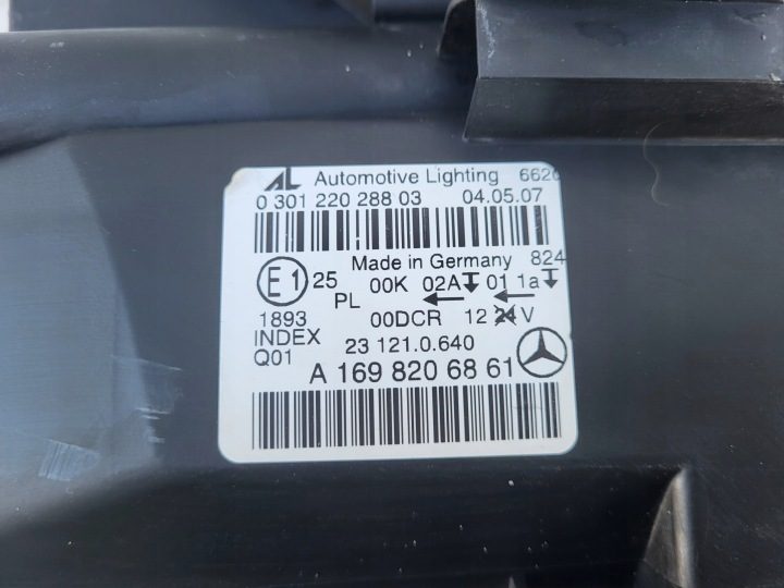 Фара Правая Передняя Mercedes B-Класс W245 Ксенон A1698206861, фото 6
