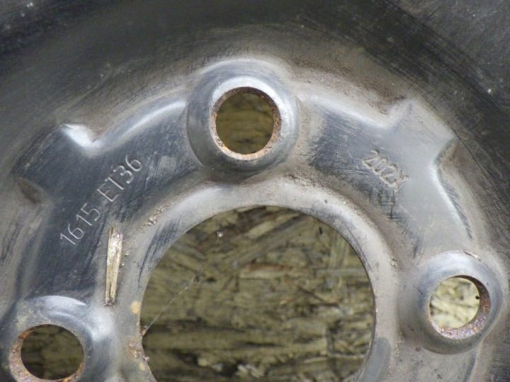 4× Штампованный диск Renault OE 5.5" x 15" 4x100 ET 36, фото 8
