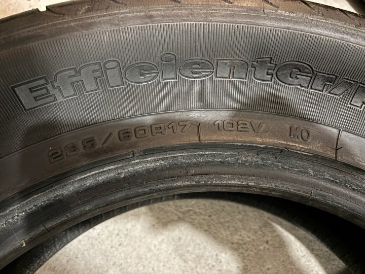 Шина летняя Goodyear EfficientGrip 235/60R17 102 В защита диска MO - Mercedes-Benz, фото 8