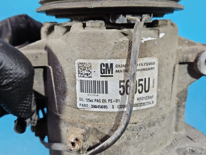 КОМПРЕССОР КОНДИЦИОНЕРА OPEL ZAFIRA C 2,0 CDTI B20DTH 401575950 56, фото 4