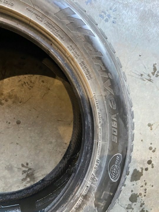 4× Шина зимняя Yokohama W.drive V905 225/55R17 101 В сцепление на снегу (3PMSF), защита диска, усилитель (XL), фото 4