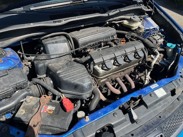 HONDA CIVIC 7 РЕСТАЙЛИНГ SPORT ДВИГАТЕЛЬ БЕНЗИНОВЫЙ 1,6 VTEC 81 кВт D16V1 В СБОРЕ, фото 2