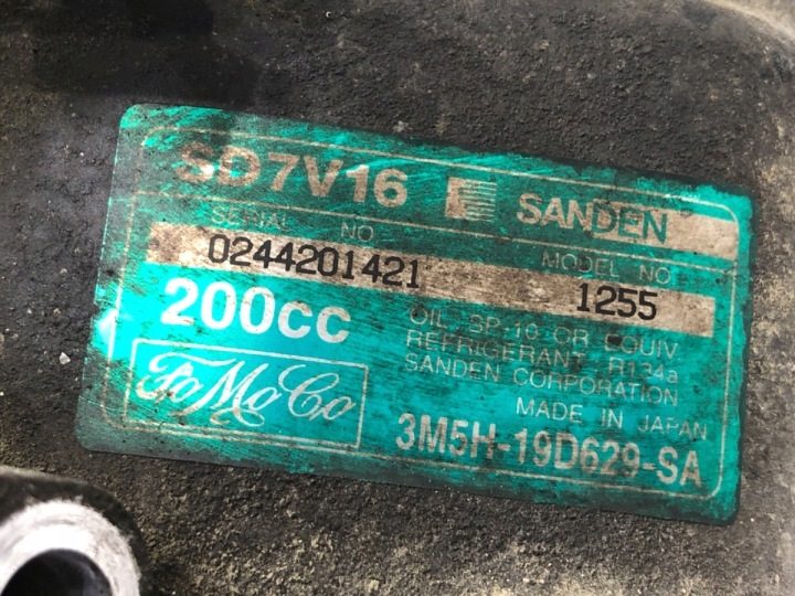 КОМПРЕССОР КОНДИЦИОНЕРА MAZDA 3 3M5H-19D629-SA 1.6 109 л.с. 03-09, фото 5
