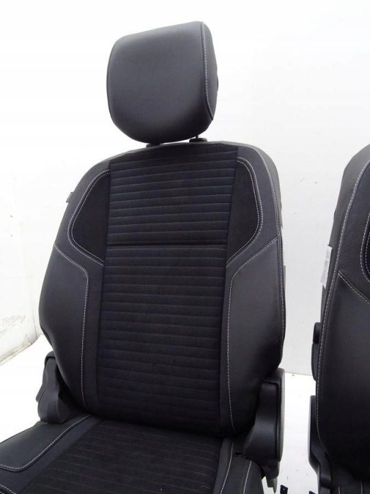 RENAULT SCENIC III X-MOD 13-16 СИДЕНЬЯ ПЕРЕДНИЕ ДИВАН ОБШИВКИ ЕВРОПА ПОЛУКОЖА, фото 4