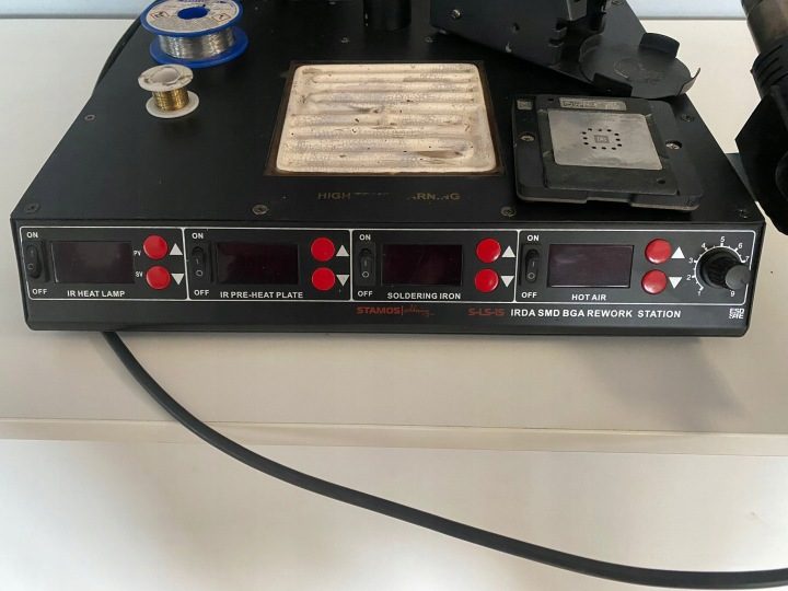 Паяльник 2w1 (на горячий воздух и контактный) Stamos Soldering 75 Вт, фото 2