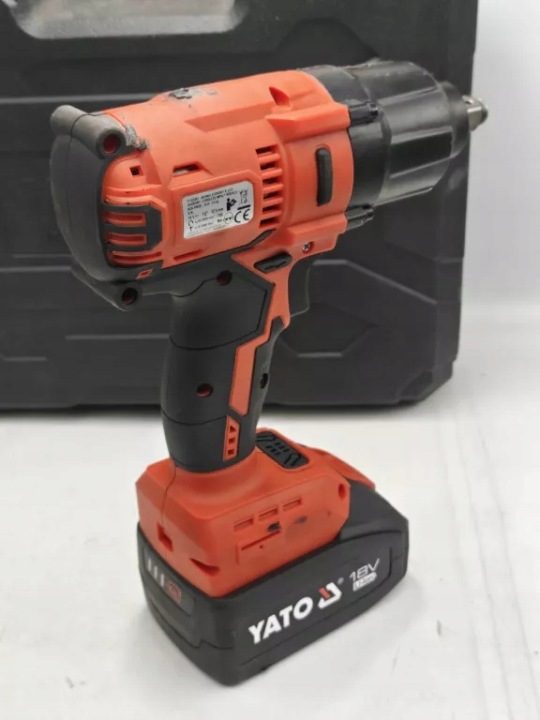 Аккумуляторный ударный гайковерт YATO 700 Н·м корпус YT-828061, фото 4