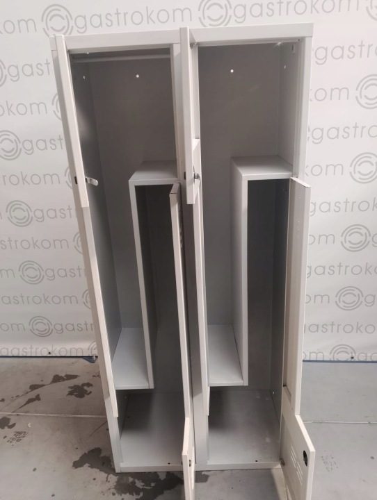 Шкаф РАБОЧИЙ для одежды pracownicza czterodrzwiowa типа L 180x80x50 см Mega-M, фото 4