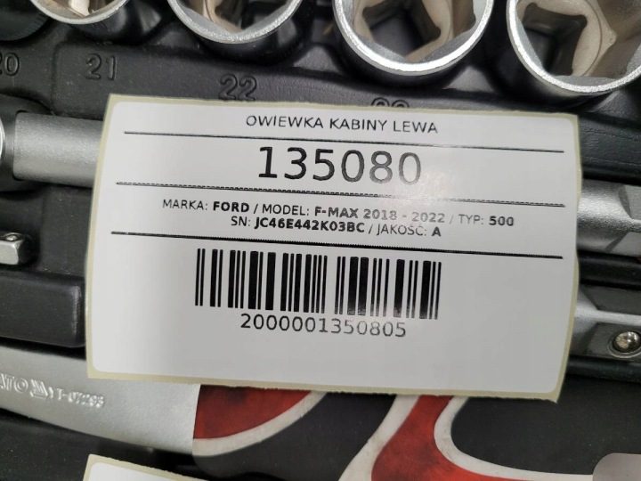 ОБТЕКАТЕЛЬ КАБИНЫ ЛЕВЫЙ FORD F-MAX 500 EURO 6 JC46E442K03BC, фото 11