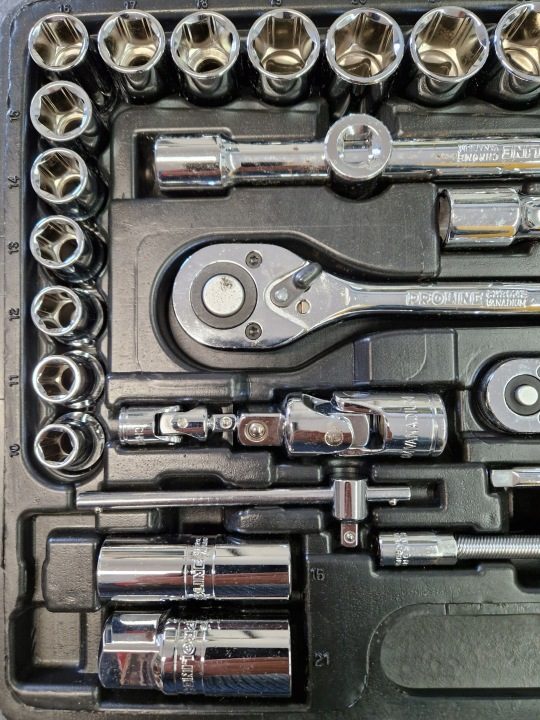 PROLINE КОМПЛЕКТ 94el. ТОРЦЕВЫЕ ГОЛОВКИ и НАКОНЕЧНИКА 1/2” 1/4” TORX БИТЫ, фото 2