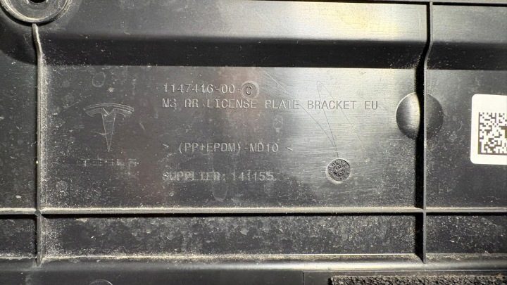 ТАБЛИЧКА ПЛАСТИКОВАЯ ПОД НОМЕР TESLA MODEL 3, фото 4