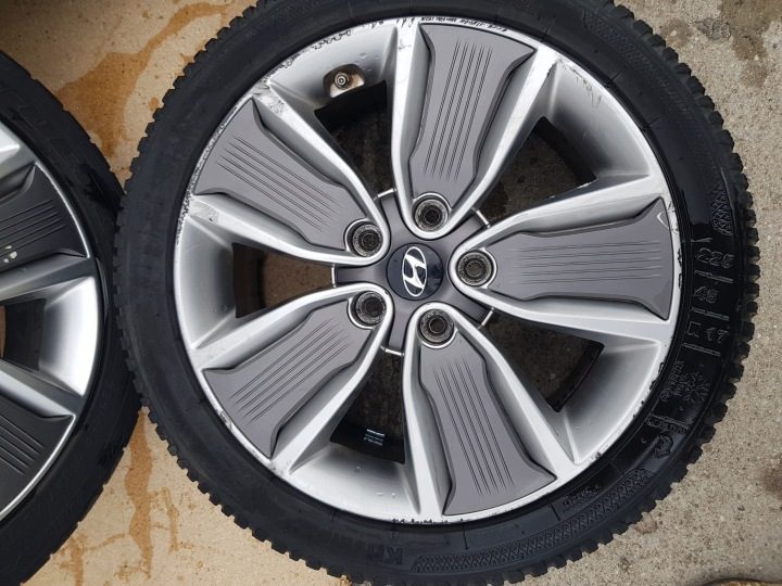 4× Литой диск Hyundai OE 52910-G2300 7.0" x 17" 5x114.3, фото 3