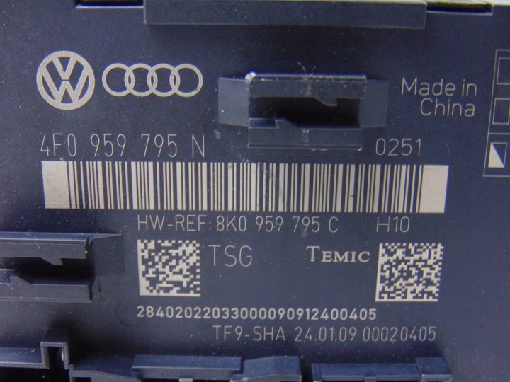 БЛОК УПРАВЛЕНИЯ ДВЕРИ ЛЕВЫЙ ЗАДНИЙ AUDI A4 B8 AUDI A6 C6 4F0959795N, фото 2