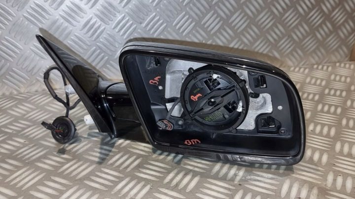 BMW 5 E60 E61 рестайлинг зеркало правое 3 пина Black 475 глянец фото LED EUR, фото 14