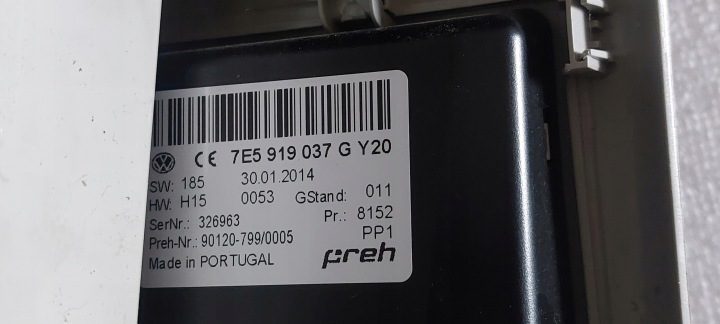 VW TRANSPORTER T5 РЕСТАЙЛИНГ ПАНЕЛЬ ОТОПЛЕНИЯ WEBASTO ФОНАРЬ, фото 6
