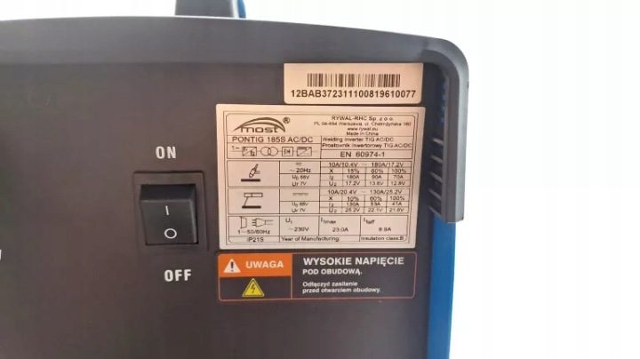 Сварочный инвертор Зарядное устройство МОСТ PONTIG 185S TIG AC/DC Комплект, фото 5